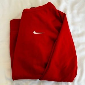 Men’s red Nike hoodie